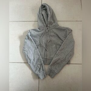Brandy melville grey cropped jacket